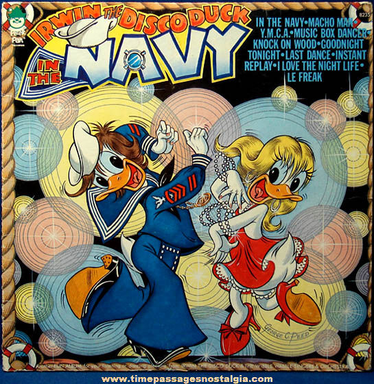 Old Irwin The Disco Duck In The Navy Record Album