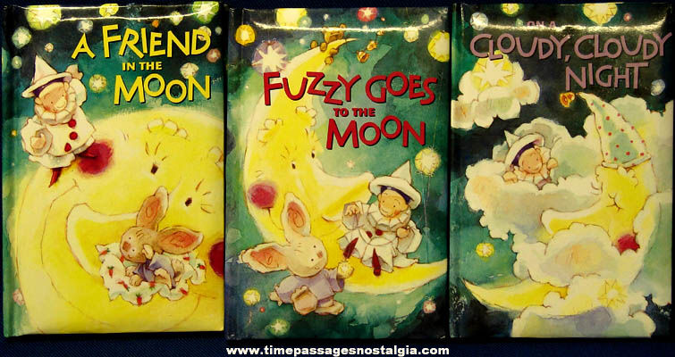 Colorful 1998 Musical Man In The Moon Childrens Book Set