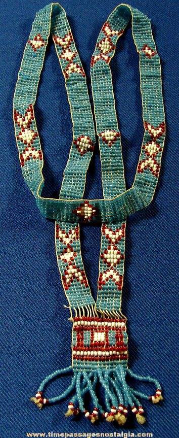 Colorful Old Beadwork Necklace