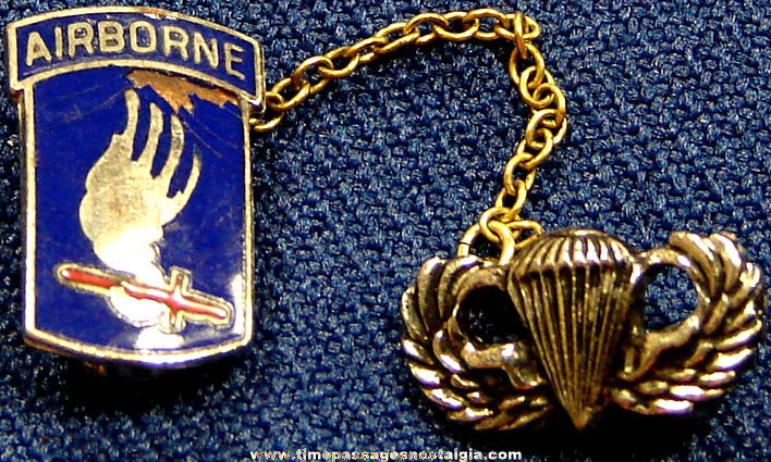 Old United States Army 173rd Airborne Brigade Sweetheart Pin