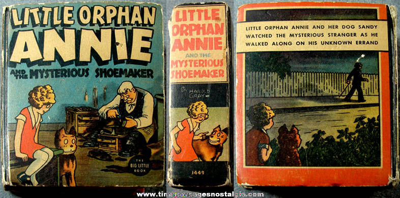 ©1938 Little Orphan Annie and The Mysterious Shoemaker Big Little Book