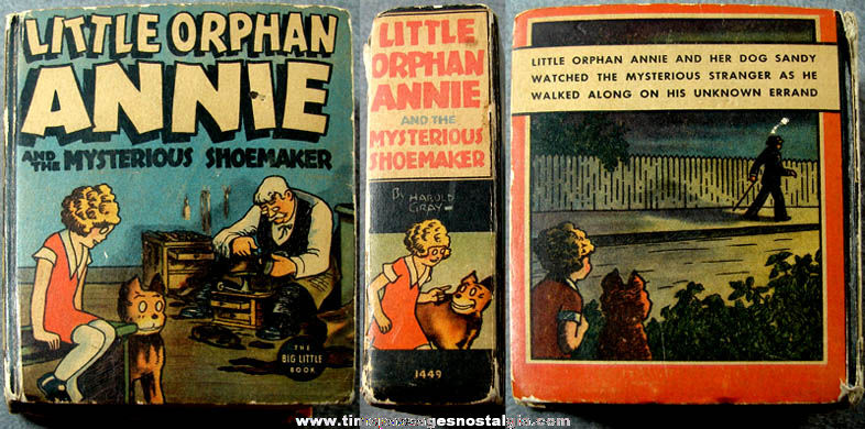 1938 Little Orphan Annie and The Mysterious Shoemaker Big Little Book