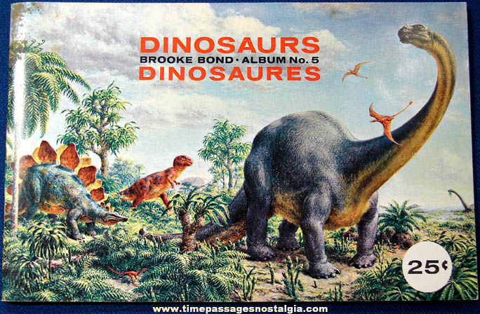 1966 Unused Brooke Bond Tea Premium Dinosaur Card Album