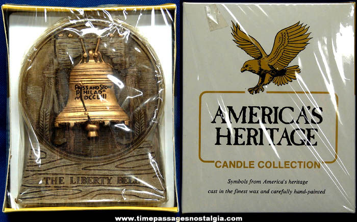 Old Unopened & Unused America’s Heritage Liberty Bell Candle