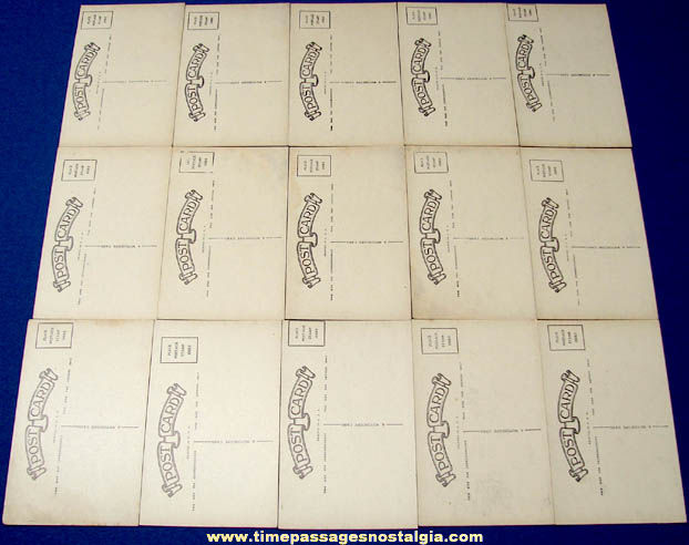 (15) Different Old Big Band Musician Mutoscope Arcade Post Cards