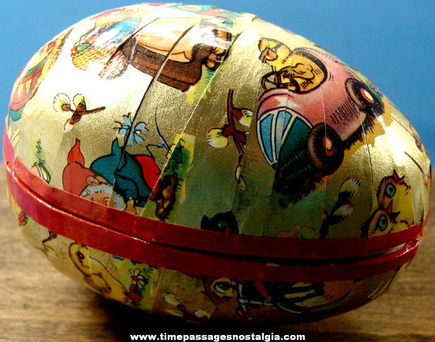 Old West German Paper Easter Egg Candy Container