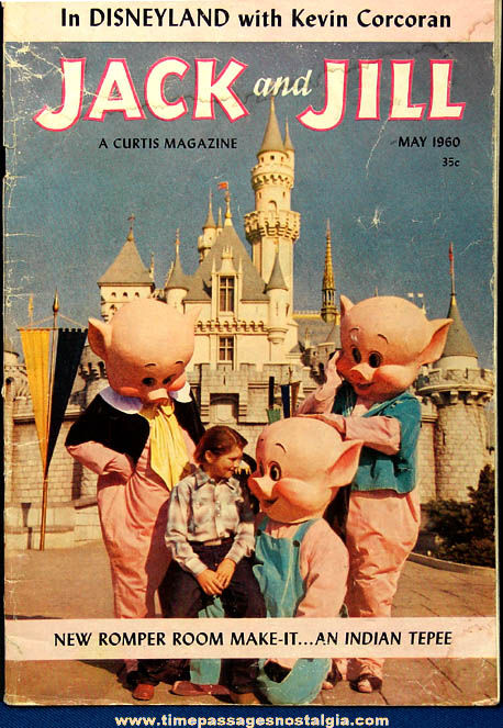 May 1960 Jack & Jill Magazine with Disneyland Article