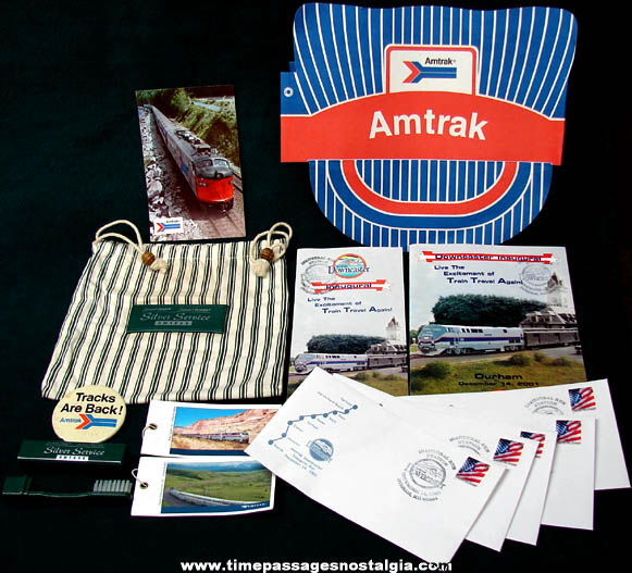 (14) Amtrak Railroad Train Advertising Items
