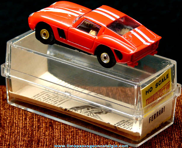 Boxed 1960s Red Ferrari Aurora Slot Car