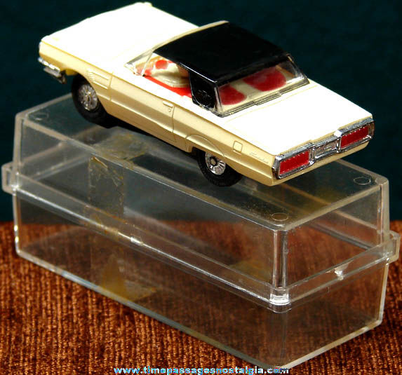 Boxed 1965 Black & White Ford Thunderbird Hard Top Tyco Slot Car