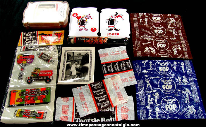 (9) Tootsie Roll Candy Company Advertising Items