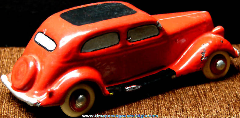 Old Painted Lead Toy Car