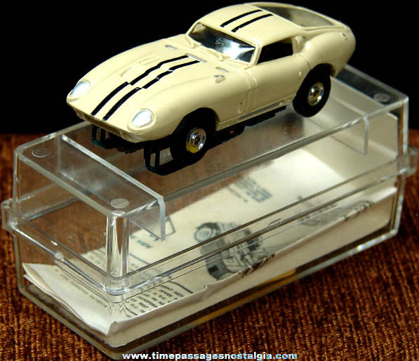 Boxed 1960s Tan Cobra GT Aurora Slot Car