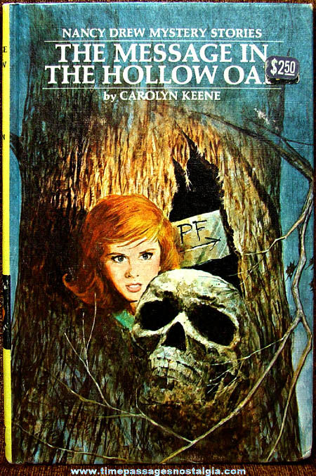 ©1972 Nancy Drew The Message In The Hollow Oak Hard Back Book