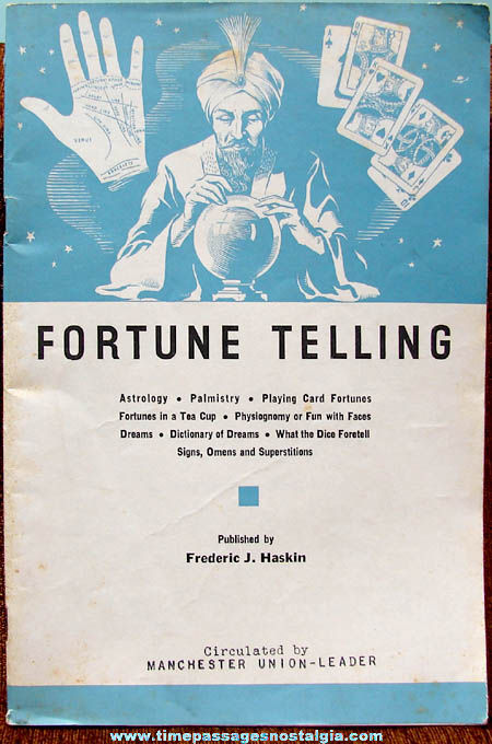 1937 Fortune Telling Book