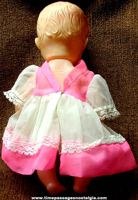 Old Dressed Plastic Girl Baby Doll