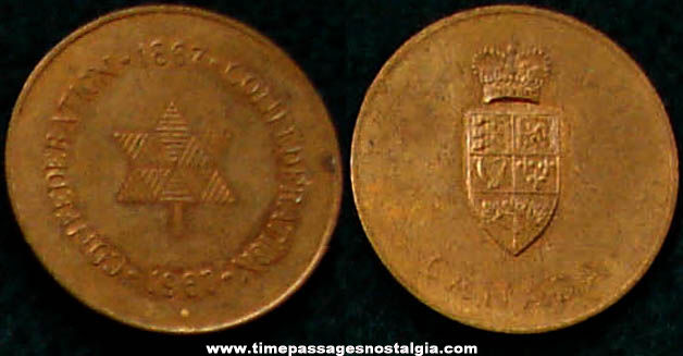 1967 Canadian Confederation Centennial Coin