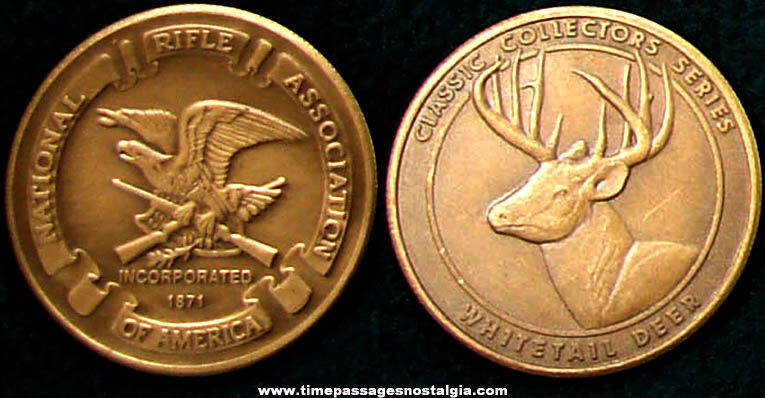 National Rifle Association of America Whitetail Deer Medal Coin