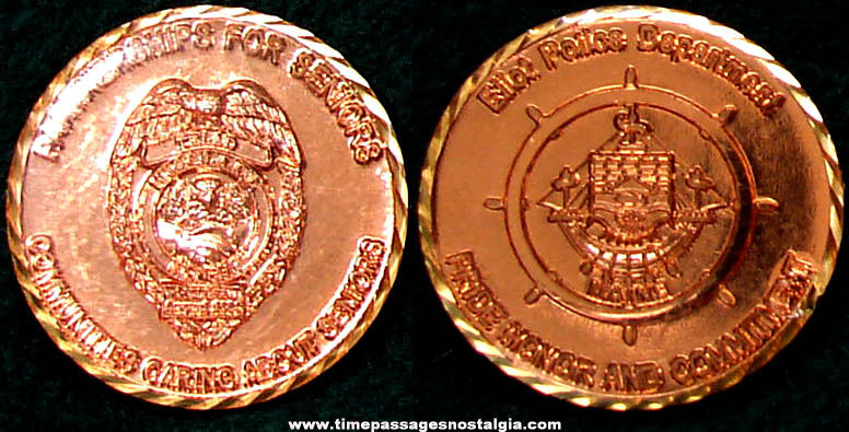 Eliot Maine Police Department Medal Coin