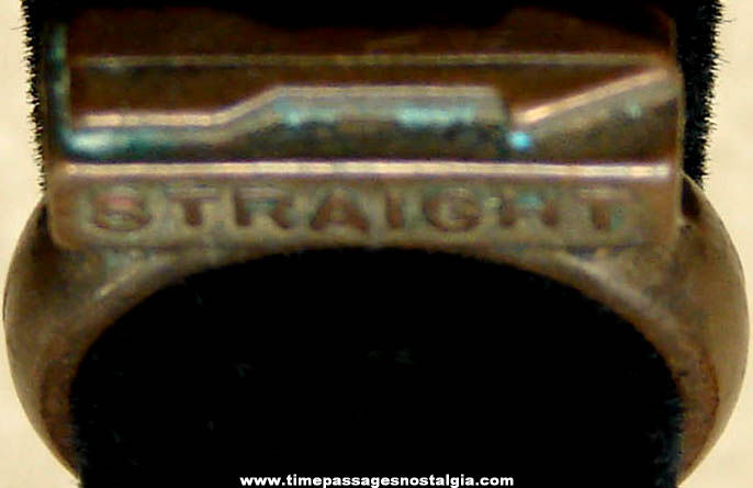 1949 Straight Arrow Nabisco Cereal Premium Neckerchief Slide Ring
