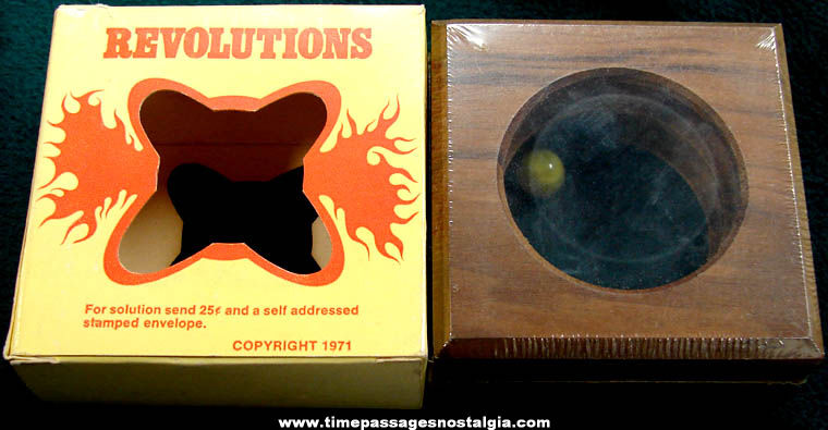 Boxed 1971 Revolutions Marble Puzzle Game
