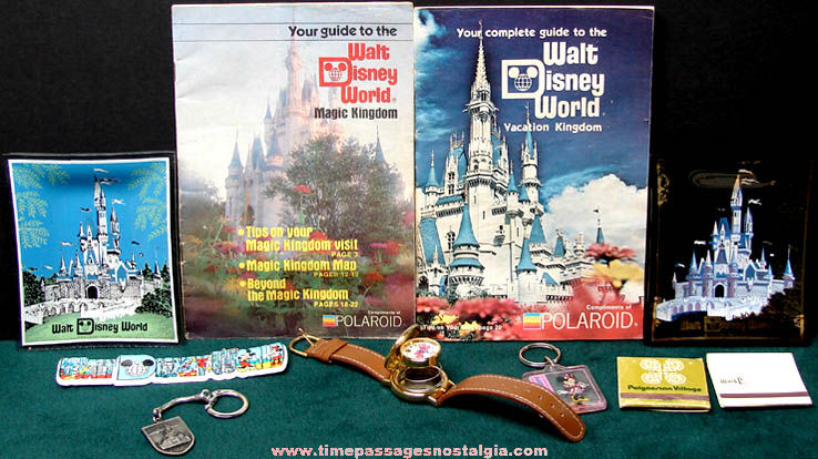 (10) Different Walt Disney World Advertising Souvenir Items