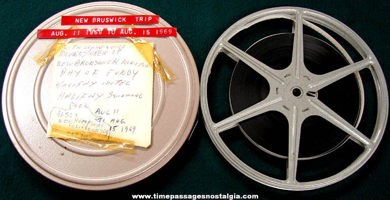 1969 New Brunswick Canada Trip 8mm Home Movie Film