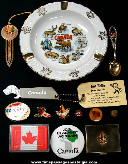 (13) Different Small Canada Advertising Souvenir Items
