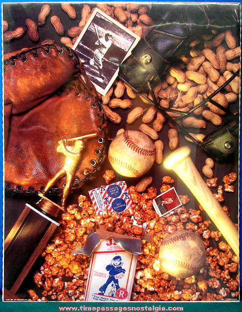 Unused 1994 Cracker Jack & Baseball Poster