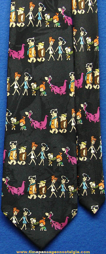 1993 Hanna Barbera Flintstones Cartoon Character Neck Tie