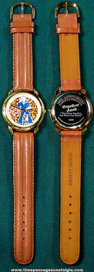 1995 Cracker Jack Advertising Limited Edition Wrist Watch
