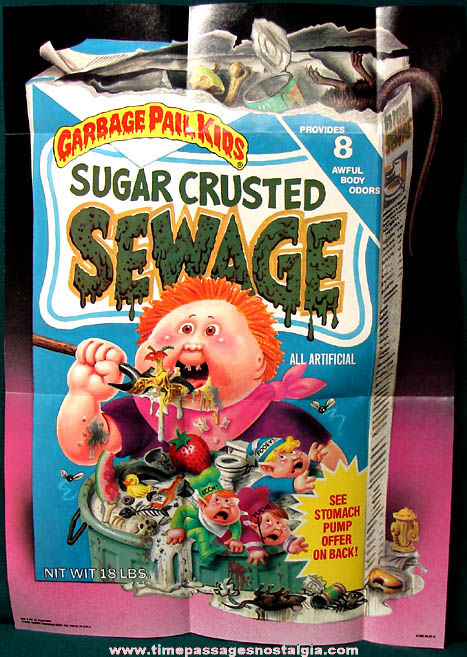 (4) Unused ©1986 Topps Gum Premium Garbage Pail Kids Posters