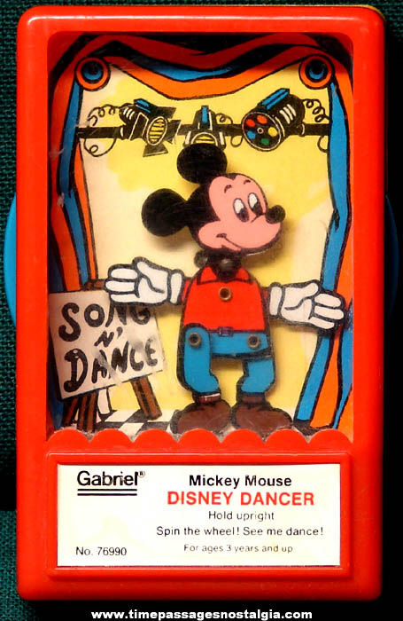©1975 Walt Disney Mickey Mouse Gabriel Disney Dancer Mechanical Toy