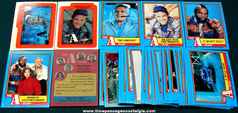 (42) ©1983 Topps A Team Trading Cards & Stickers
