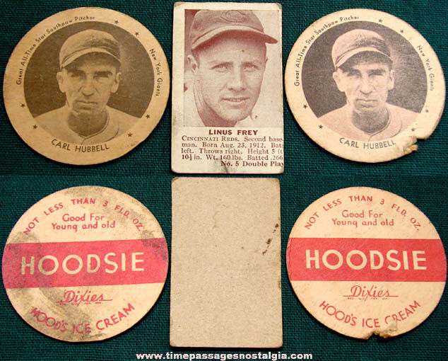(3) Unusual 1937 - 1941 Baseball Card Items