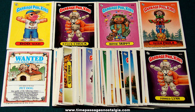 (47) 1986 Topps Garbage Pail Kids Trading Card Stickers
