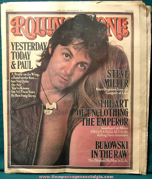 June 17th 1976 Rolling Stone Magazine