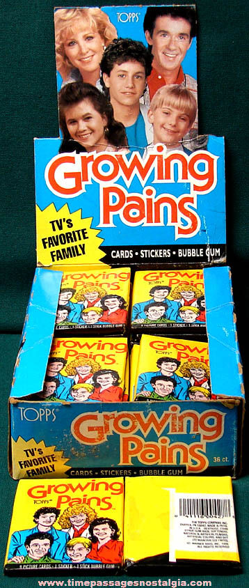 Full Box (36 Packs) ©1988 Topps Growing Pains Trading Cards