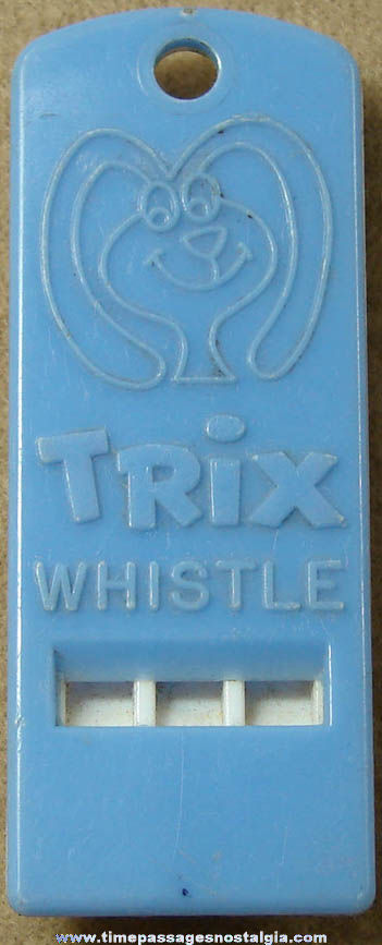 Old Trix Cereal Advertising Character Prize Whistle