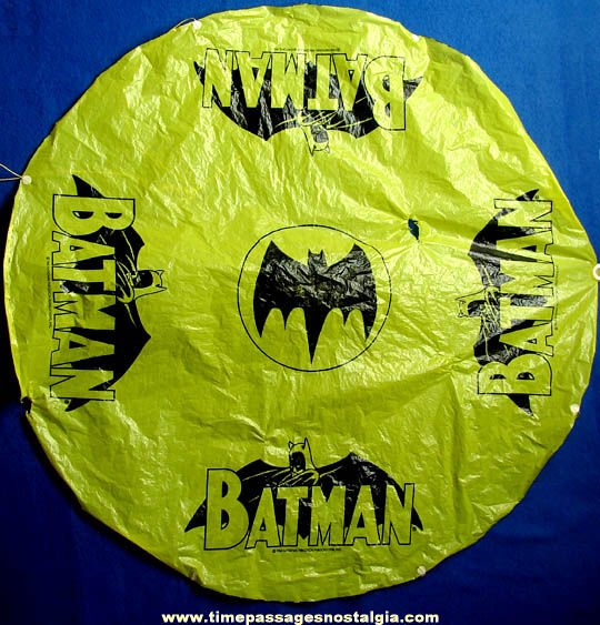 Colorful 1966 Batman Character Parachute Toy