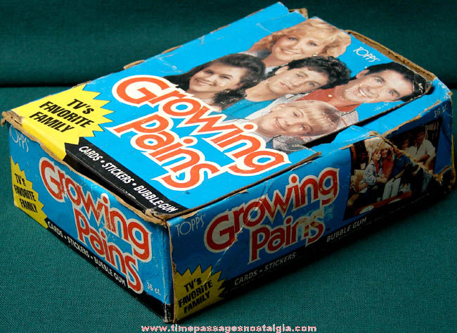 (21) Packs of 1988 Topps Growing Pains Trading Cards with Box