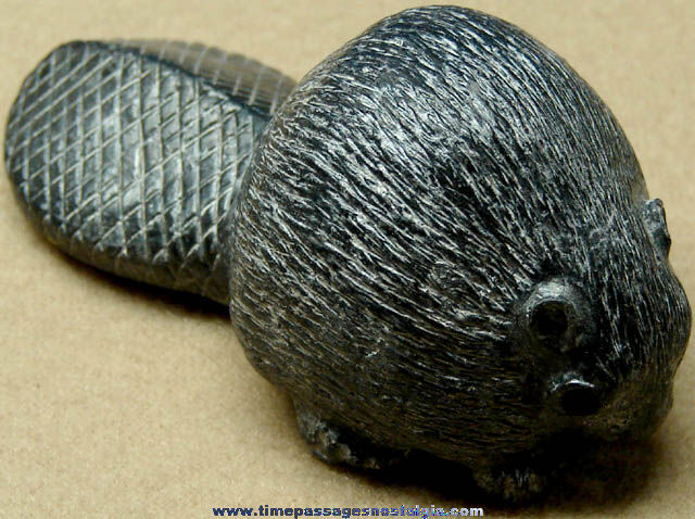 Small Beaver Animal Sculpture