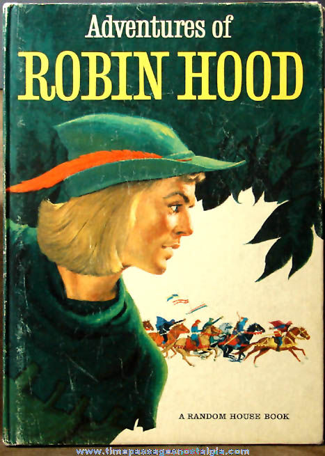 1953 Adventures of Robin Hood Random House Hard Back Book