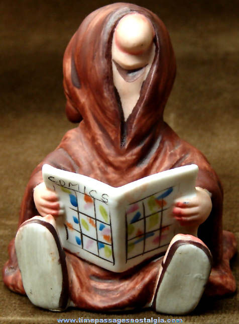 Old Porcelain Monk Comic Strip or Cartoon Character Figurine