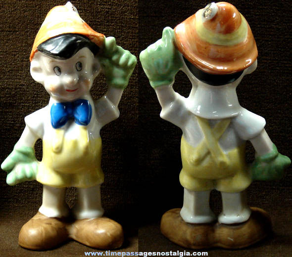 Old Walt Disney Pinocchio Cartoon Character Porcelain Figurine