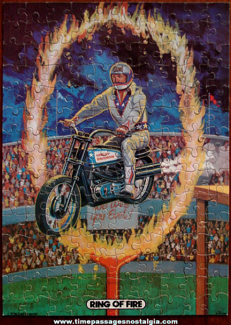 1974 "Ring of Fire" Evel Knievel Jigsaw Puzzle