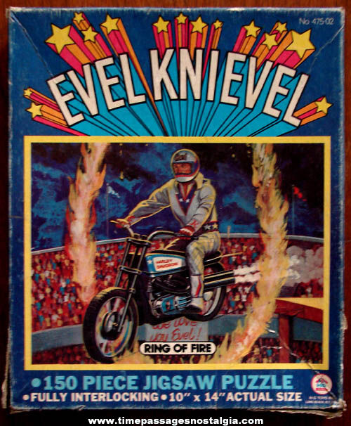 1974 "Ring of Fire" Evel Knievel Jigsaw Puzzle