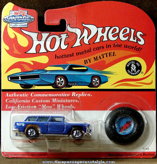 Unopened ©1993 Mattel Hot Wheels Classic Nomad Redlines Car With Button