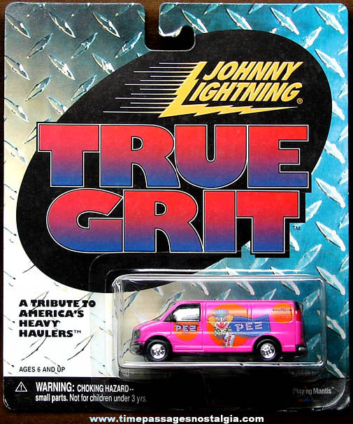 Unopened 2000 Johnny Lightning PEZ Candy Advertising Diecast Van