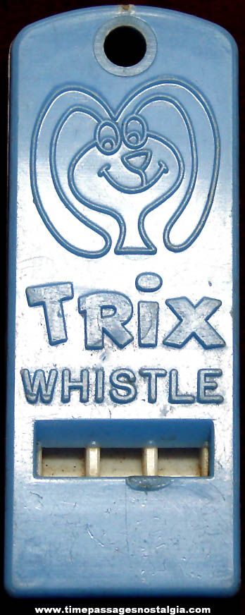 Old Trix Cereal Advertising Character Prize Whistle